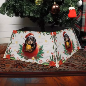 Saia Árvore de Natal Base PVC Encaixe 55x42x25cm