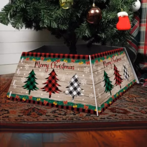 Saia Árvore de Natal Base PVC Encaixe 55x42x25cm