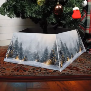 Saia Árvore de Natal Base PVC Encaixe 55x42x25cm