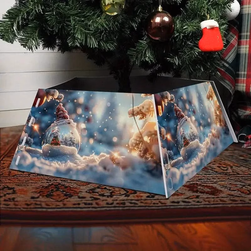 Saia Árvore de Natal Base PVC Encaixe 55x42x25cm