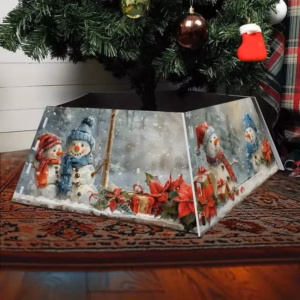 Saia Árvore de Natal Base PVC Encaixe 55x42x25cm