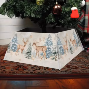 Saia Árvore de Natal Base PVC Encaixe 55x42x25cm