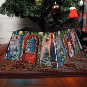 Saia Árvore de Natal Base PVC Encaixe 55x42x25cm