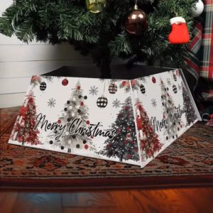 Saia Árvore de Natal Base PVC Encaixe 55x42x25cm