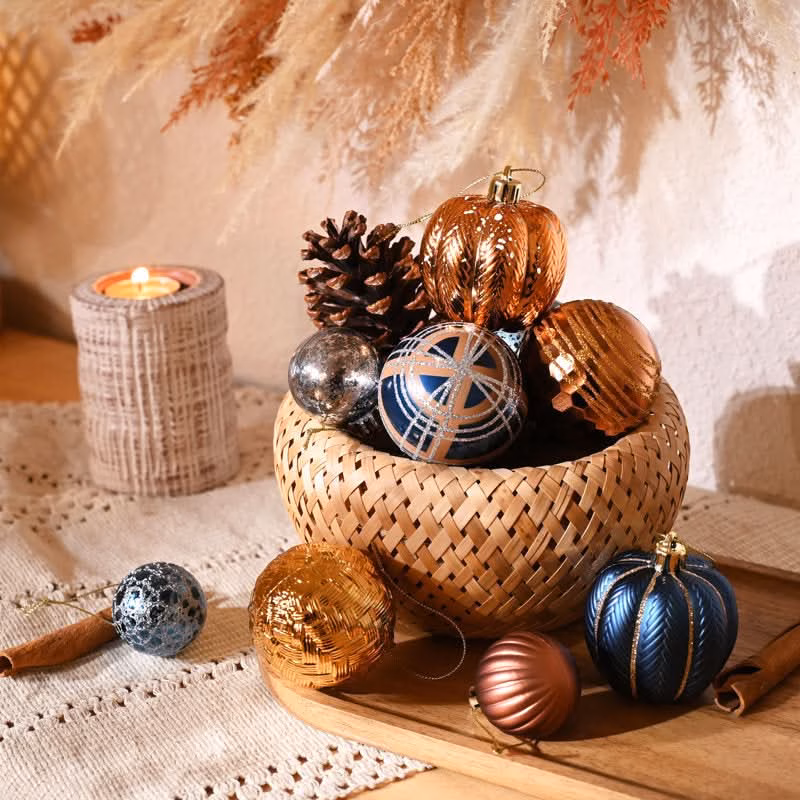 Kit Bolas Natalinas Decoração para Natal 21 Peças - Image 4