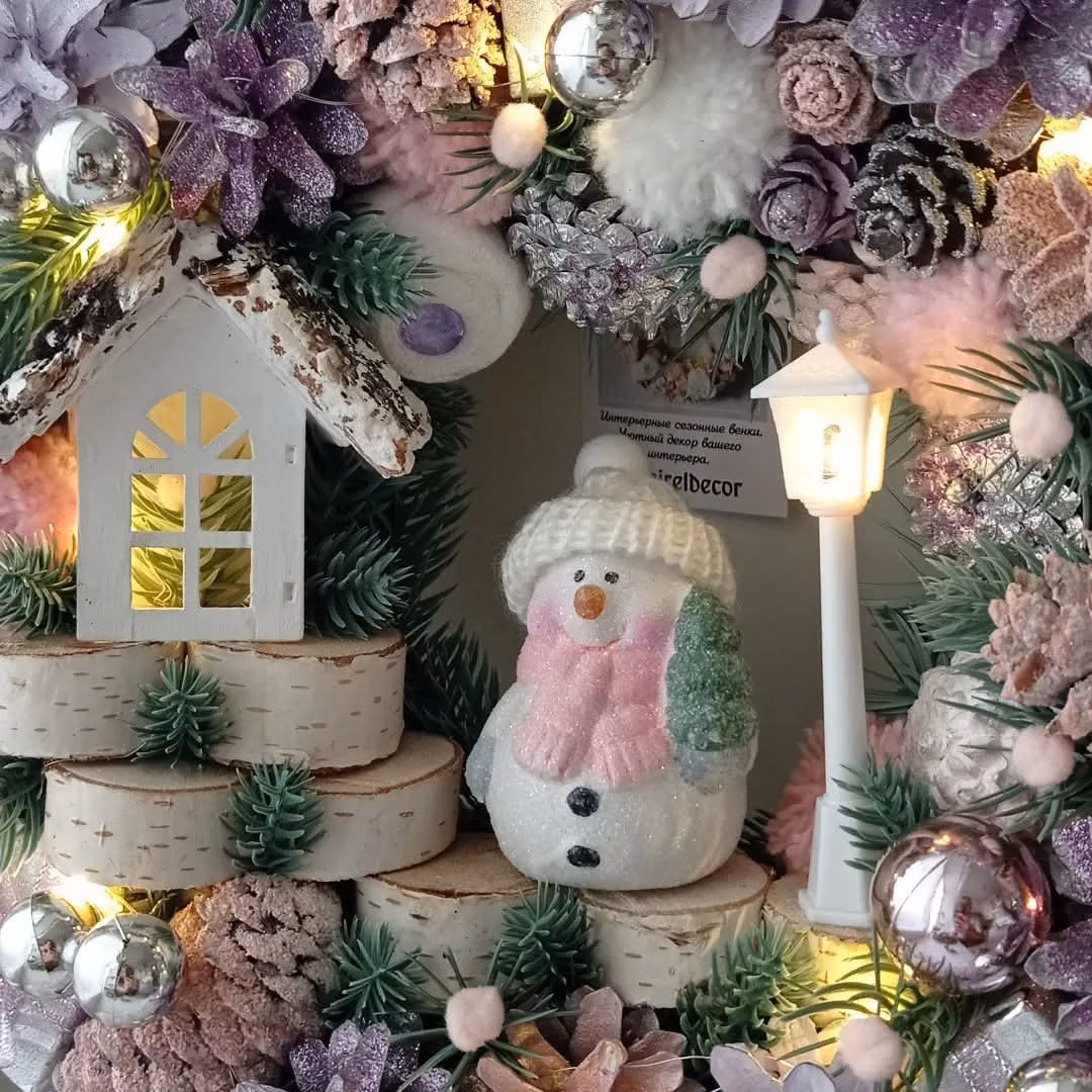 Guirlanda Decoração Natalina Luxo com Led 55CM - Image 2