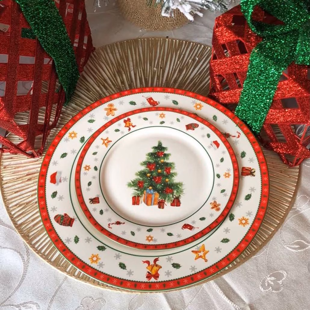 Conjunto de Louça Natalina Premium – 27 Peças - Image 5