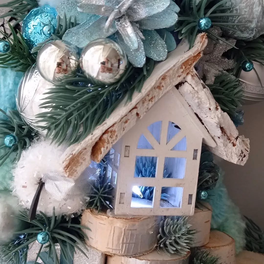 Guirlanda Decoração Natalina Luxo com Led 55CM - Image 2