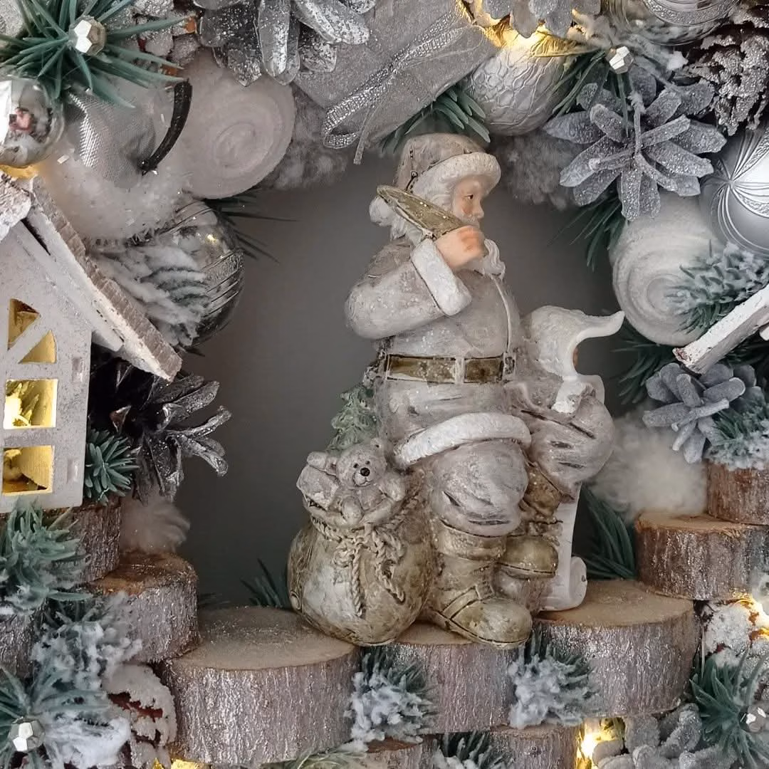 Guirlanda Decoração Natalina Luxo com Led 55CM - Image 3