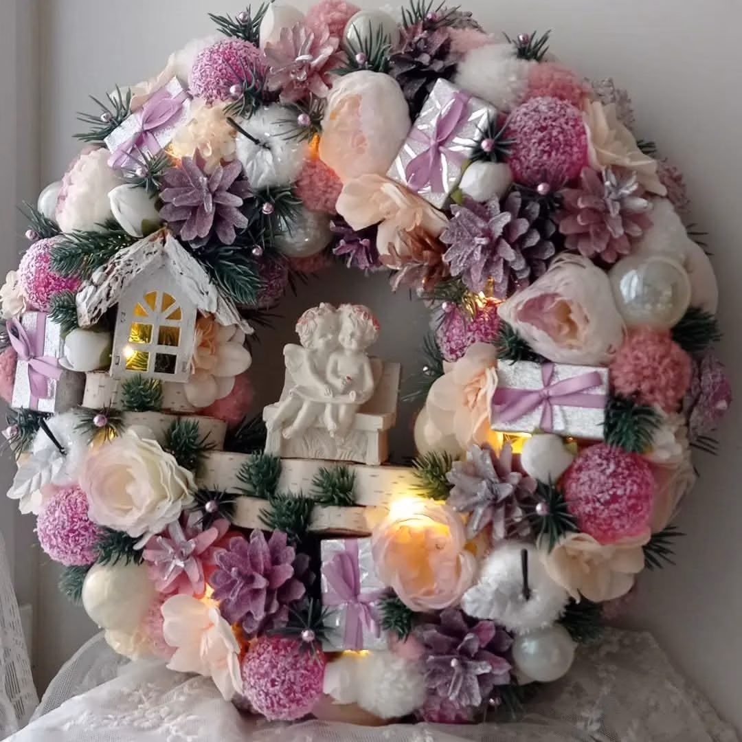 Guirlanda Decoração Natalina Luxo com Led 65CM - Image 4