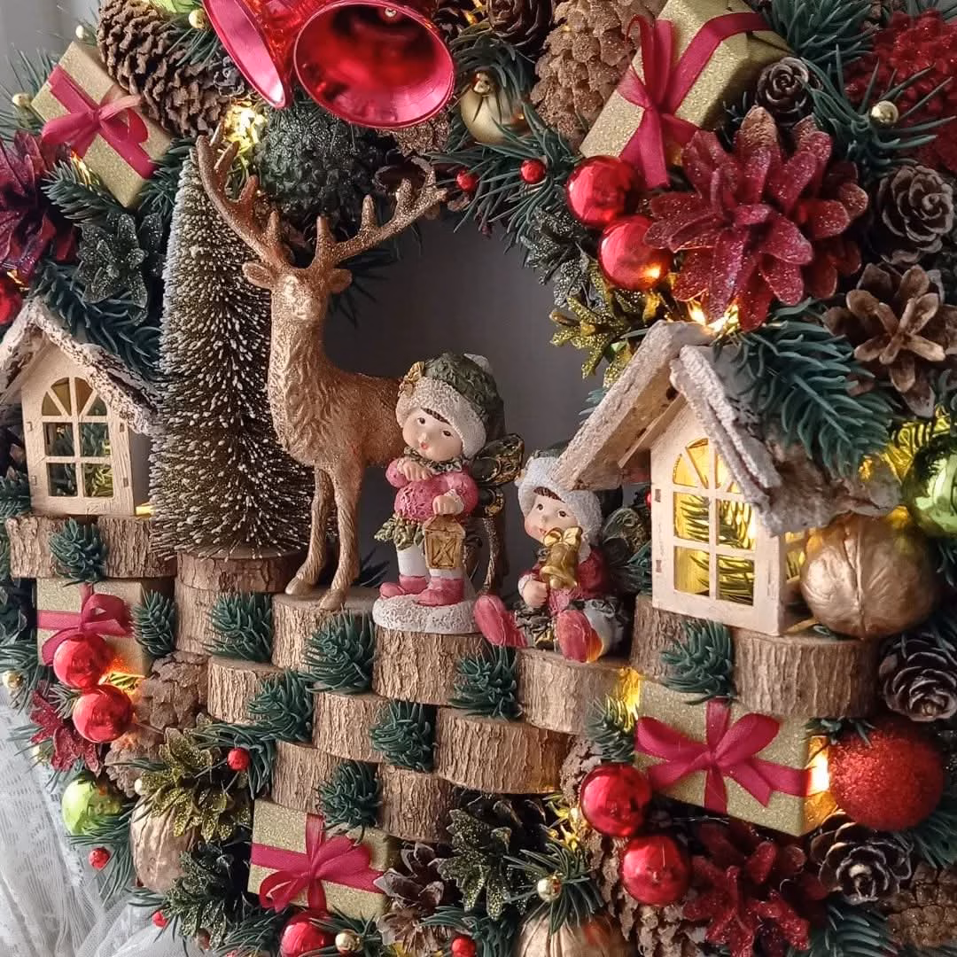 Guirlanda Decoração Natalina Luxo com Led 65CM - Image 3