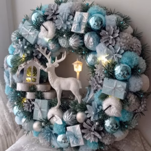 Guirlanda Decoração Natalina Luxo com Led 55CM