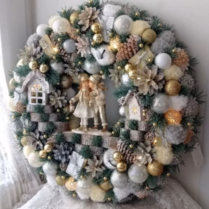 Guirlanda Decoração Natalina Luxo 65CM