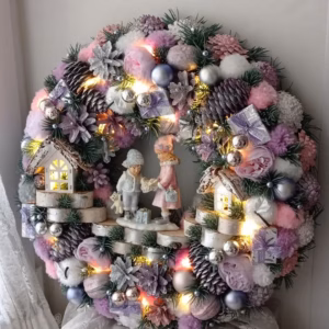 Guirlanda Decoração Natalina Luxo 65CM