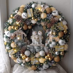 Guirlanda Decoração Natalina Luxo 65CM