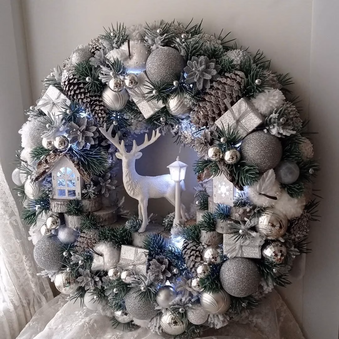 Guirlanda Decoração Natalina Luxo com Led 65CM - Image 3