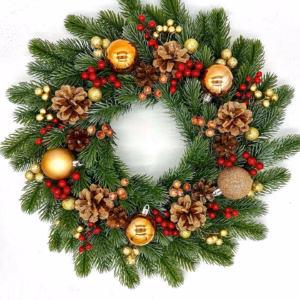 Guirlanda Decoração Natalina Moderna 60CM