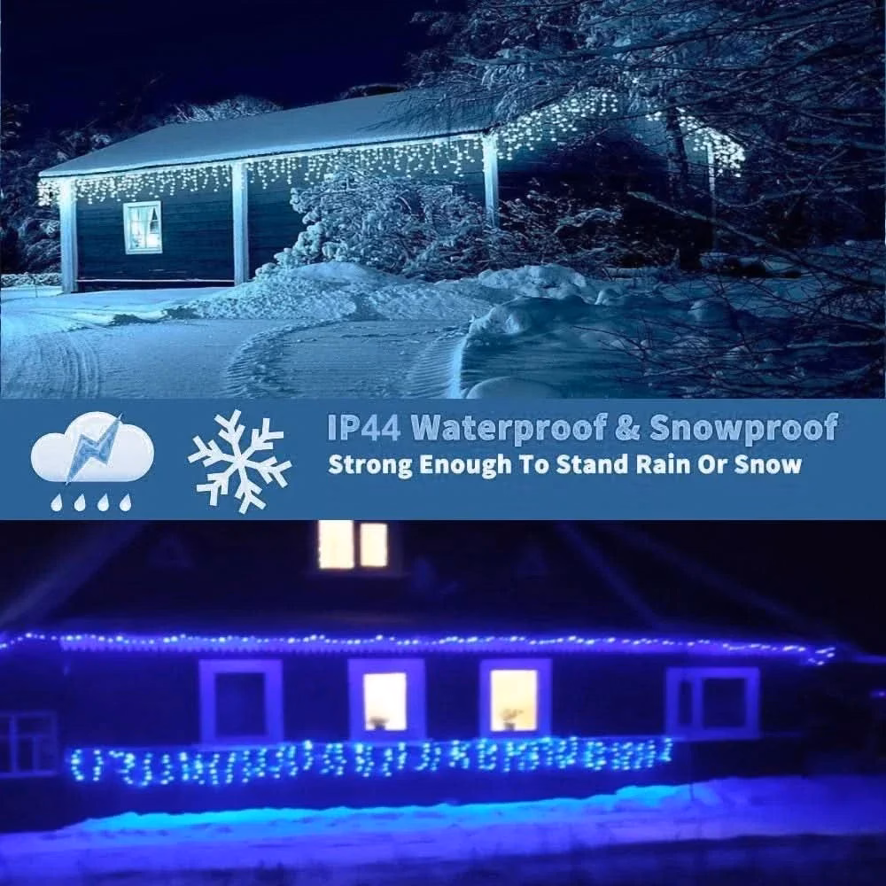 Cortina de Luzes LED Natalinas – Encanto e Magia para sua Casa - Image 4