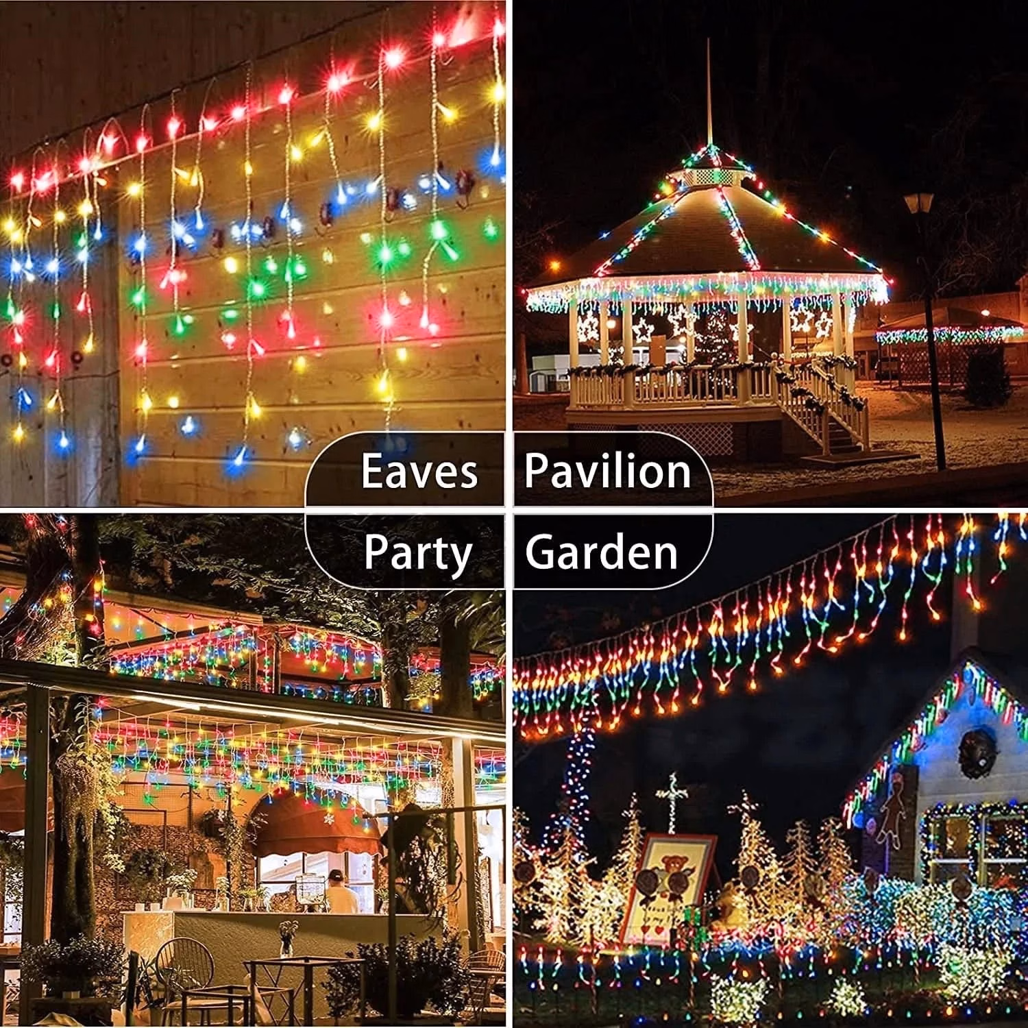 Cortina de Luzes LED Natalinas – Encanto e Magia para sua Casa - Image 12