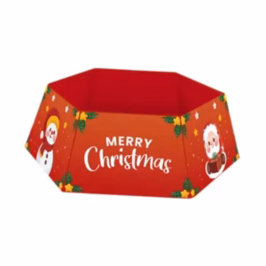 Saia Árvore de Natal Decorativo Estampado 60x40x25cm