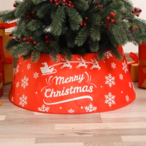 Saia De Árvore Natalino Estampado 45x70cm