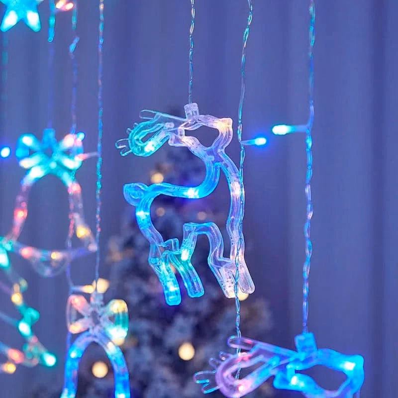 Cortina de Luzes LED Natalinas – Encanto e Magia em Sua Casa - Image 10