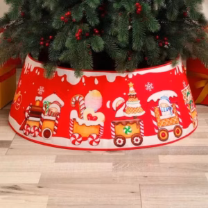 Saia De Árvore Natalino Estampado 45x70cm