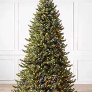 Árvore de Natal Fir com Galhos Articulados, Suporte Metálico e Micro LEDs Coloridos Embutidos