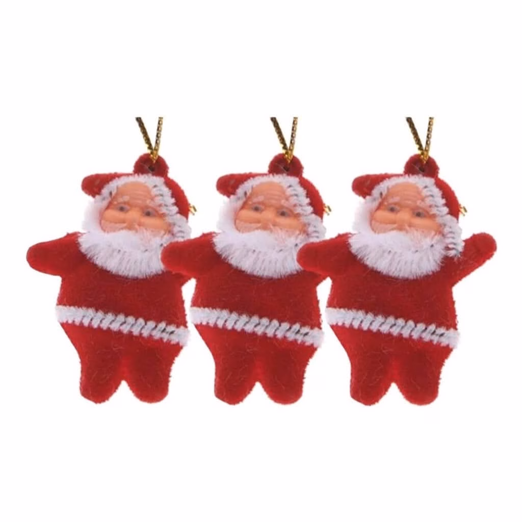 Kit 125 Enfeites Para Árvores De Natal Pendentes Bolinha Pisca Pisca Led - Image 5