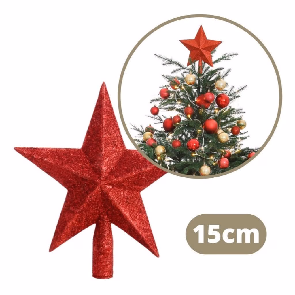 Kit 125 Enfeites Para Árvores De Natal Pendentes Bolinha Pisca Pisca Led - Image 2