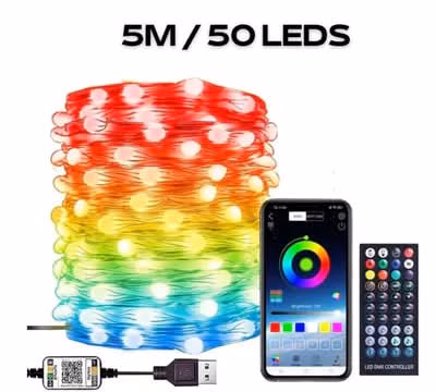 Pisca Pisca Led Smart Natalino - Controle Via Celular com 16 Milhões de Cores - Image 4