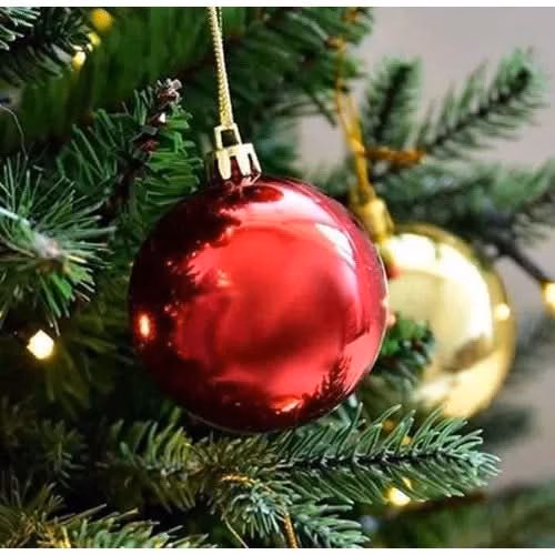 Kit 30 Bolinhas de Natal Decorações 8/6 Cm Conjunto 30 Bolas Coloridas - Image 6